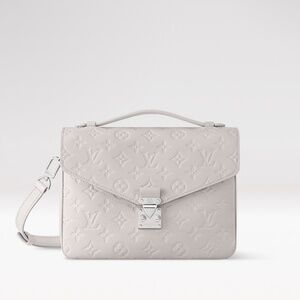 Louis Vuitton Pochette Métis Crossbody Bag Brume Silver